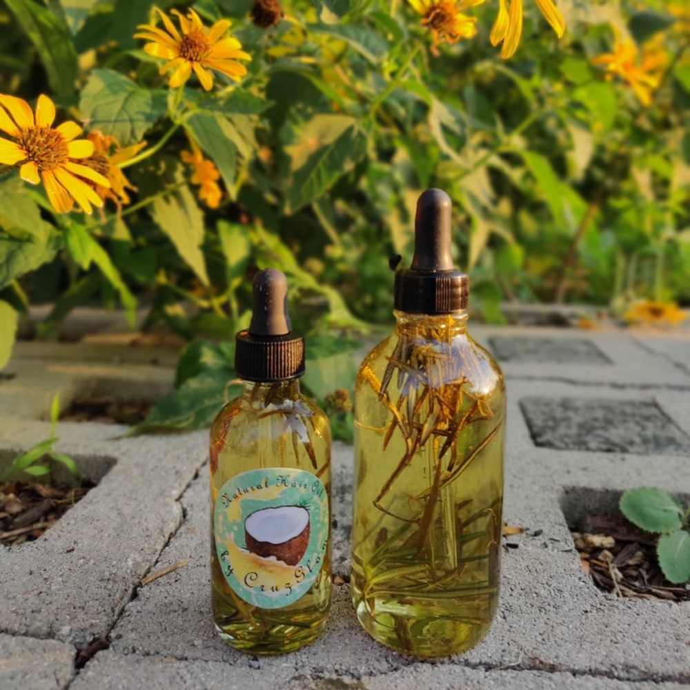 Organic hair oil